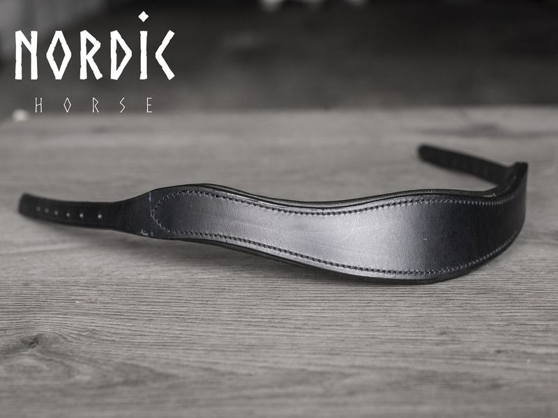 Nordic Horse Hackamore Crownpiece, Anatomical