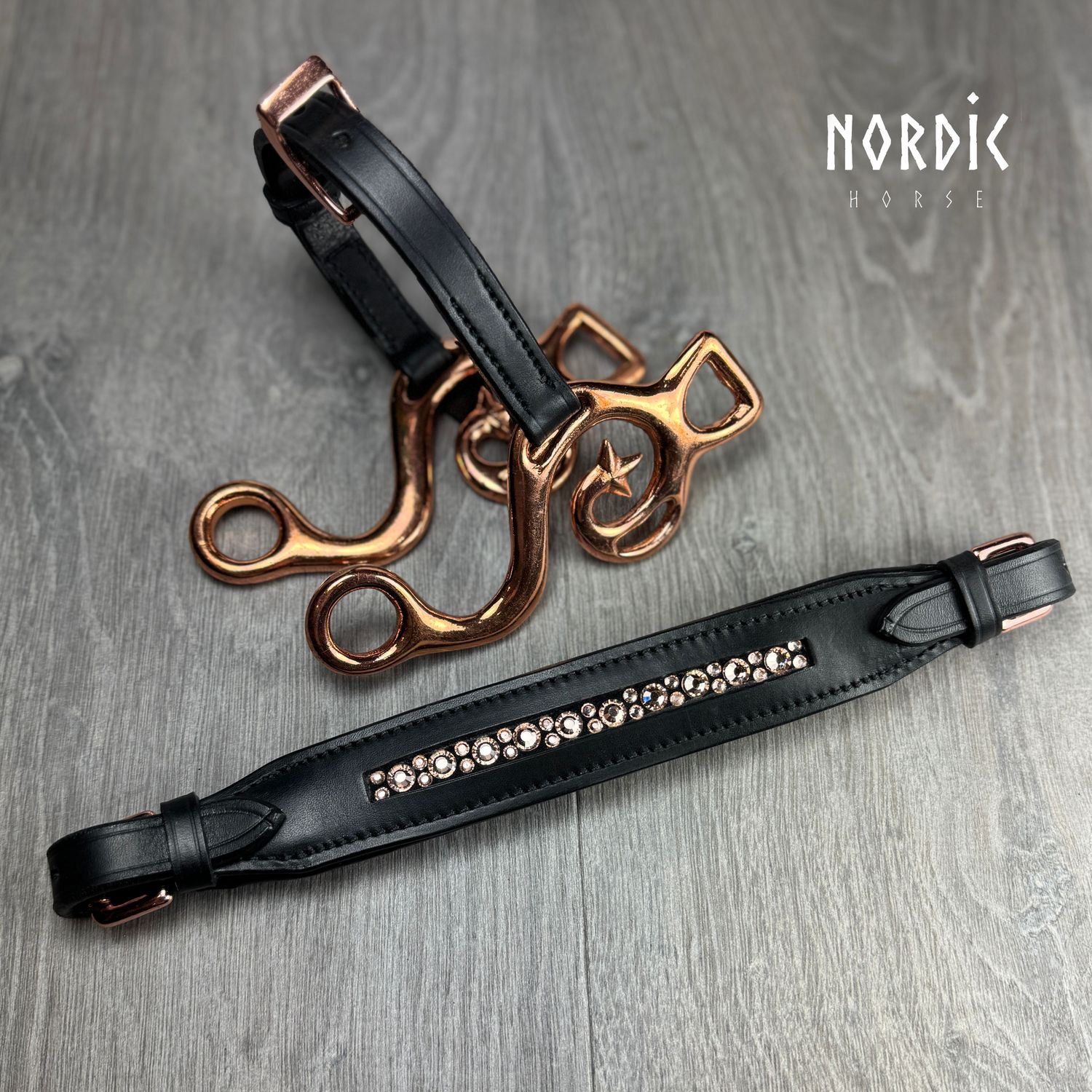 Nordic Horse Hackamore ALL ROSE GOLD