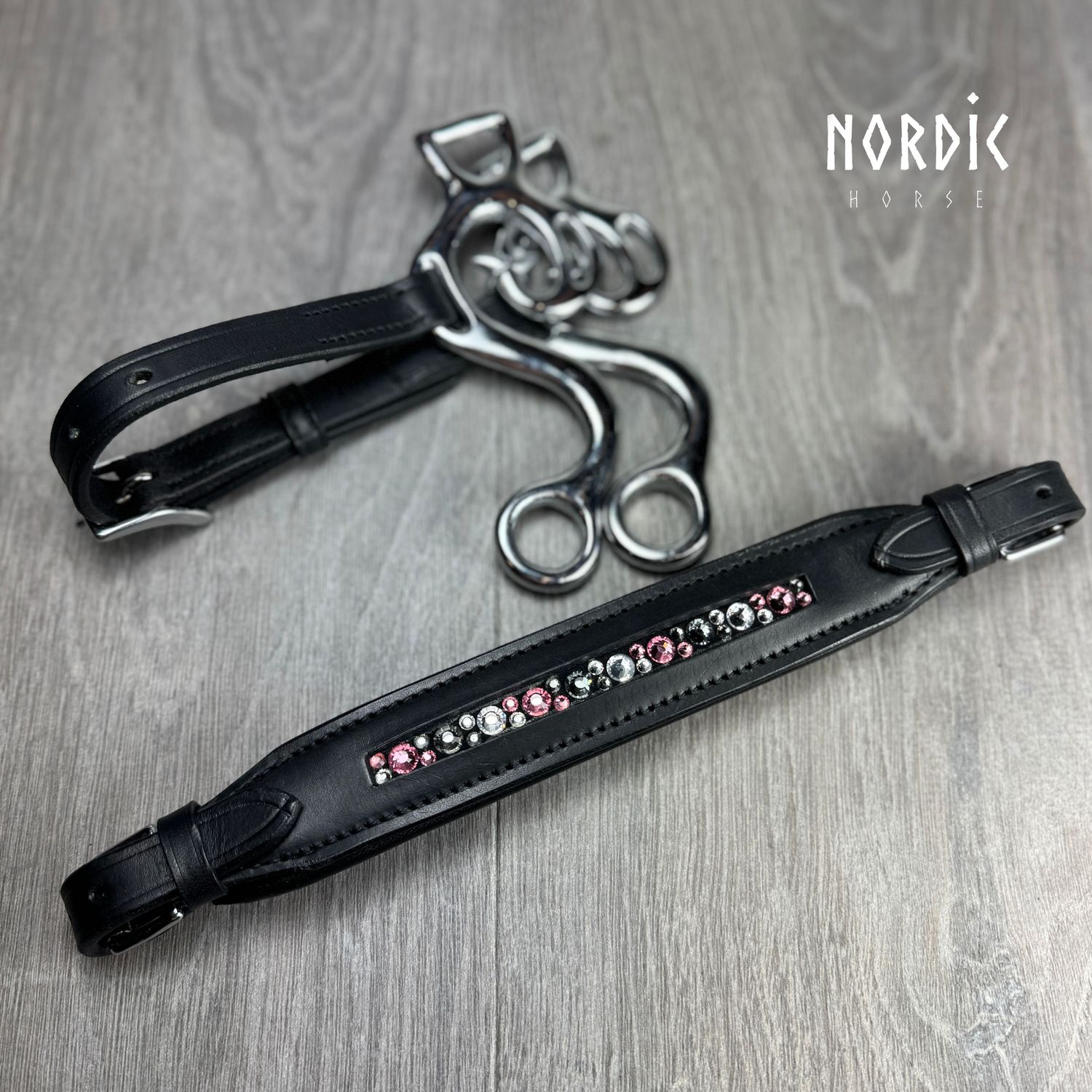Nordic Horse Hackamore PINK MIX