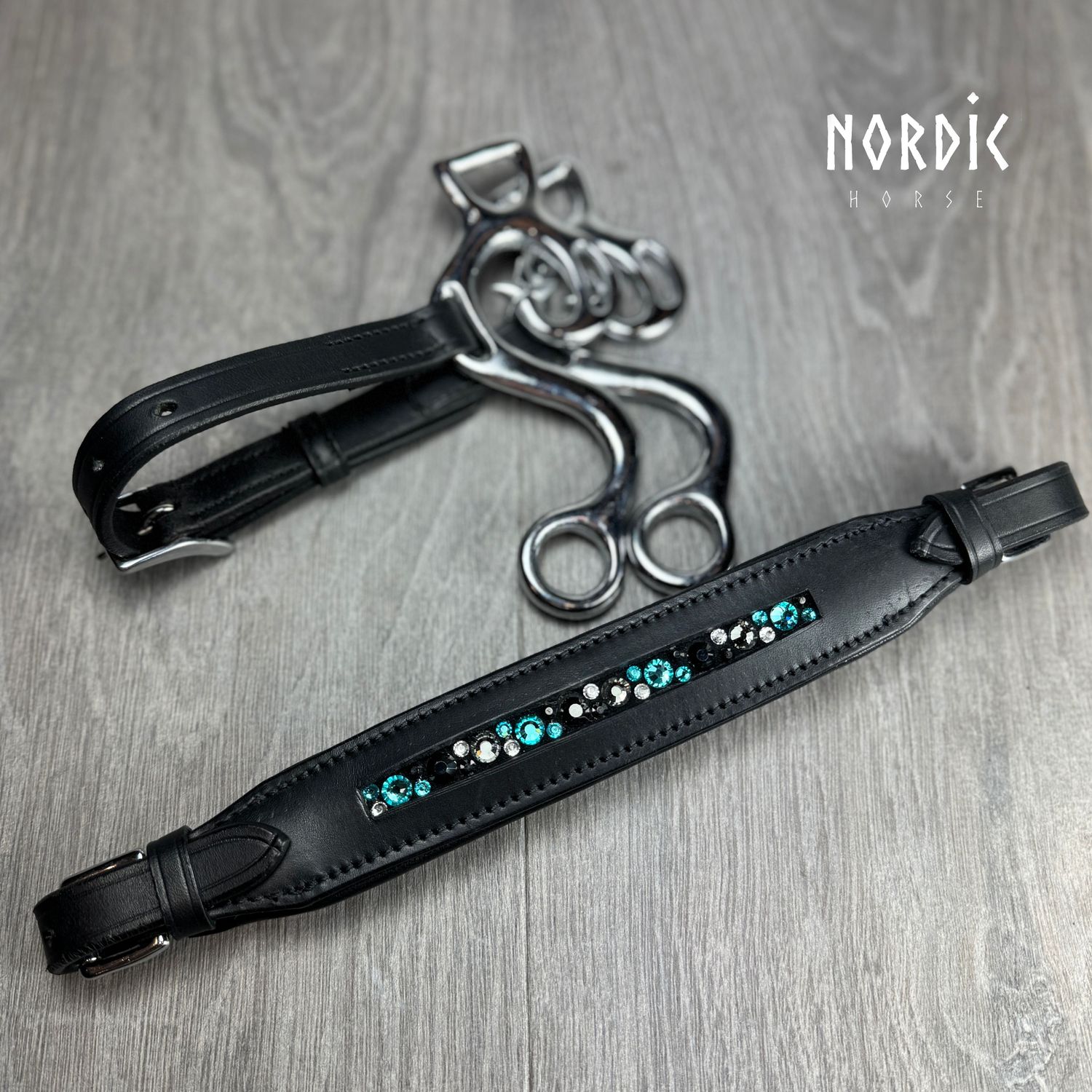 Nordic Horse Hackamore TURQUOISE MIX