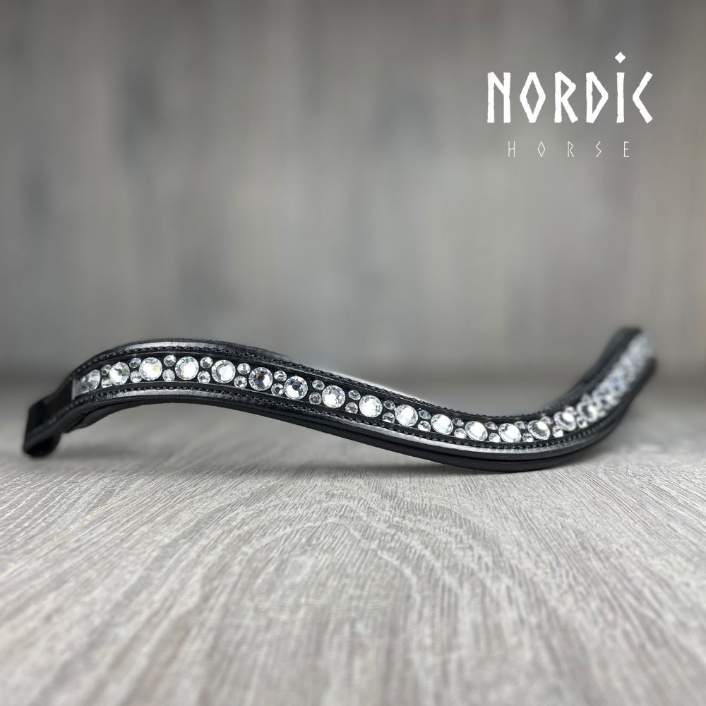 Nordic Horse Browband ALL WHITE