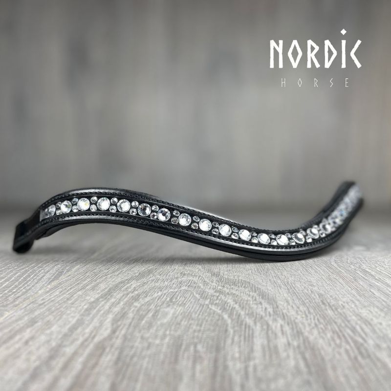 Nordic Horse Browband ALL WHITE