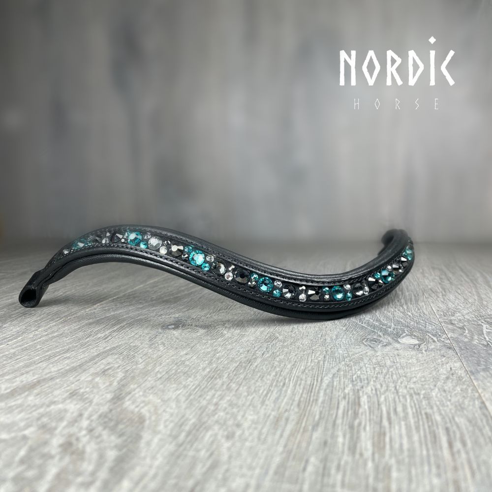 Nordic Horse Browband TURQUOISE MIX