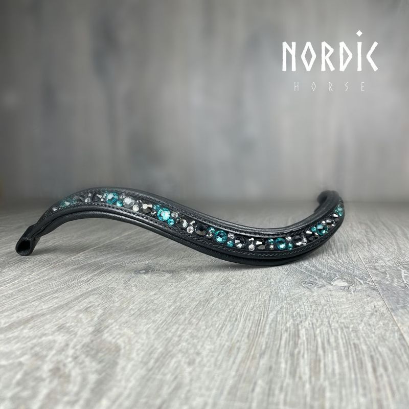 Nordic Horse Browband TURQUOISE MIX