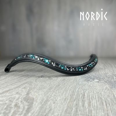 Nordic Horse Browband TURQUOISE MIX