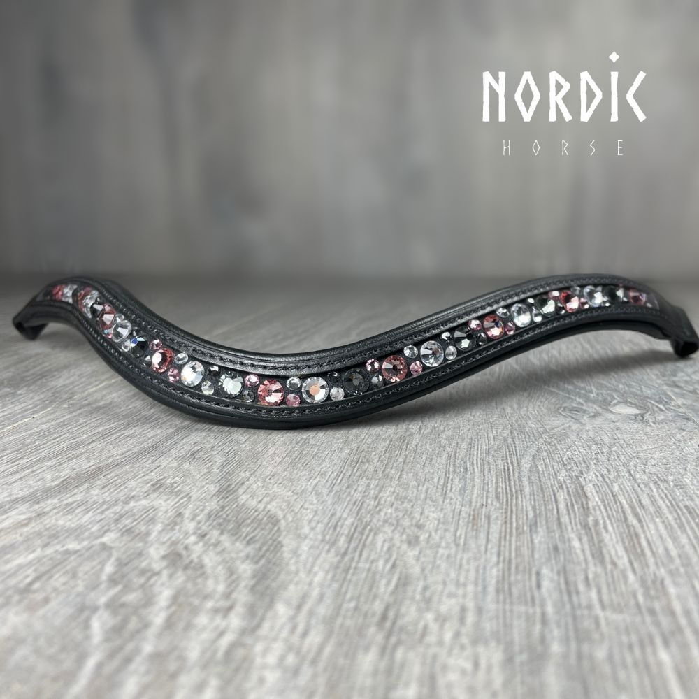Nordic Horse Browband PINK MIX