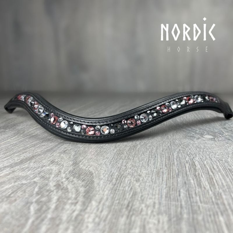 Nordic Horse Browband PINK MIX