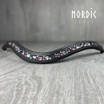 Nordic Horse Browband PINK MIX