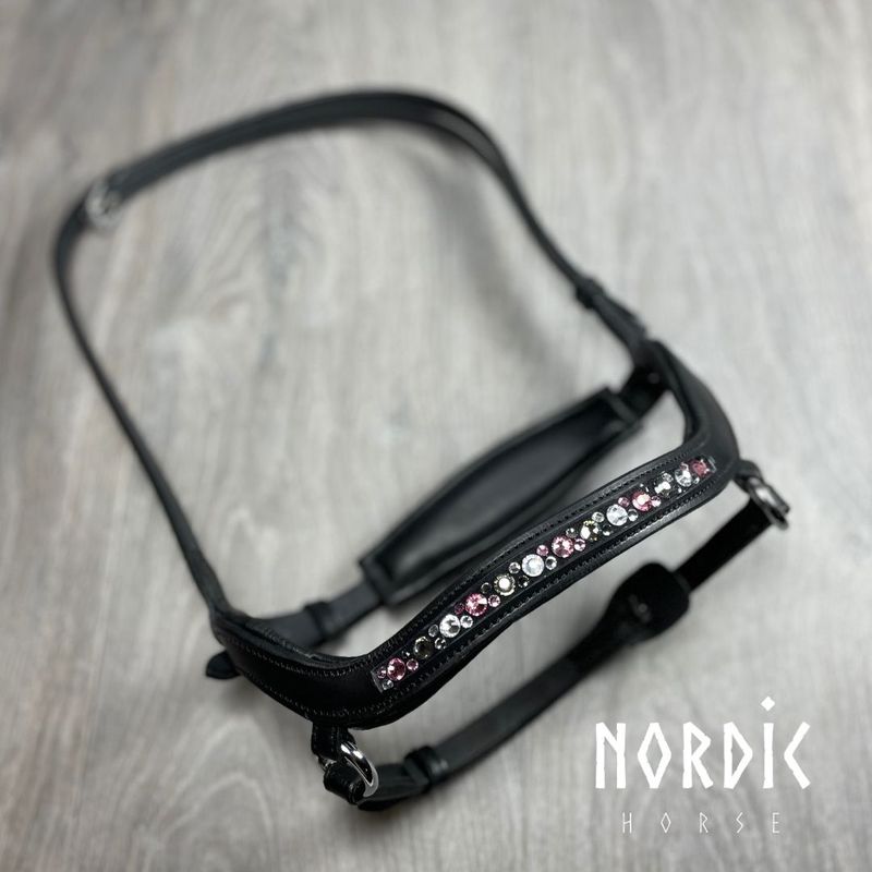 Nordic Horse Anatomical Flash Noseband COLOUR MIX