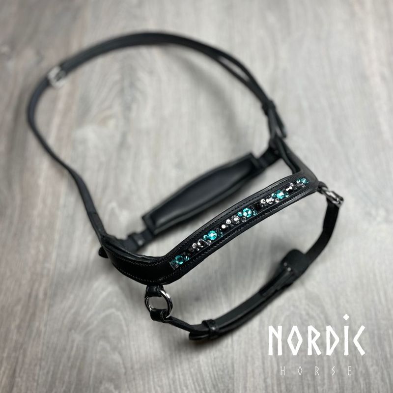 Nordic Horse Anatomical Flash Noseband COLOUR MIX