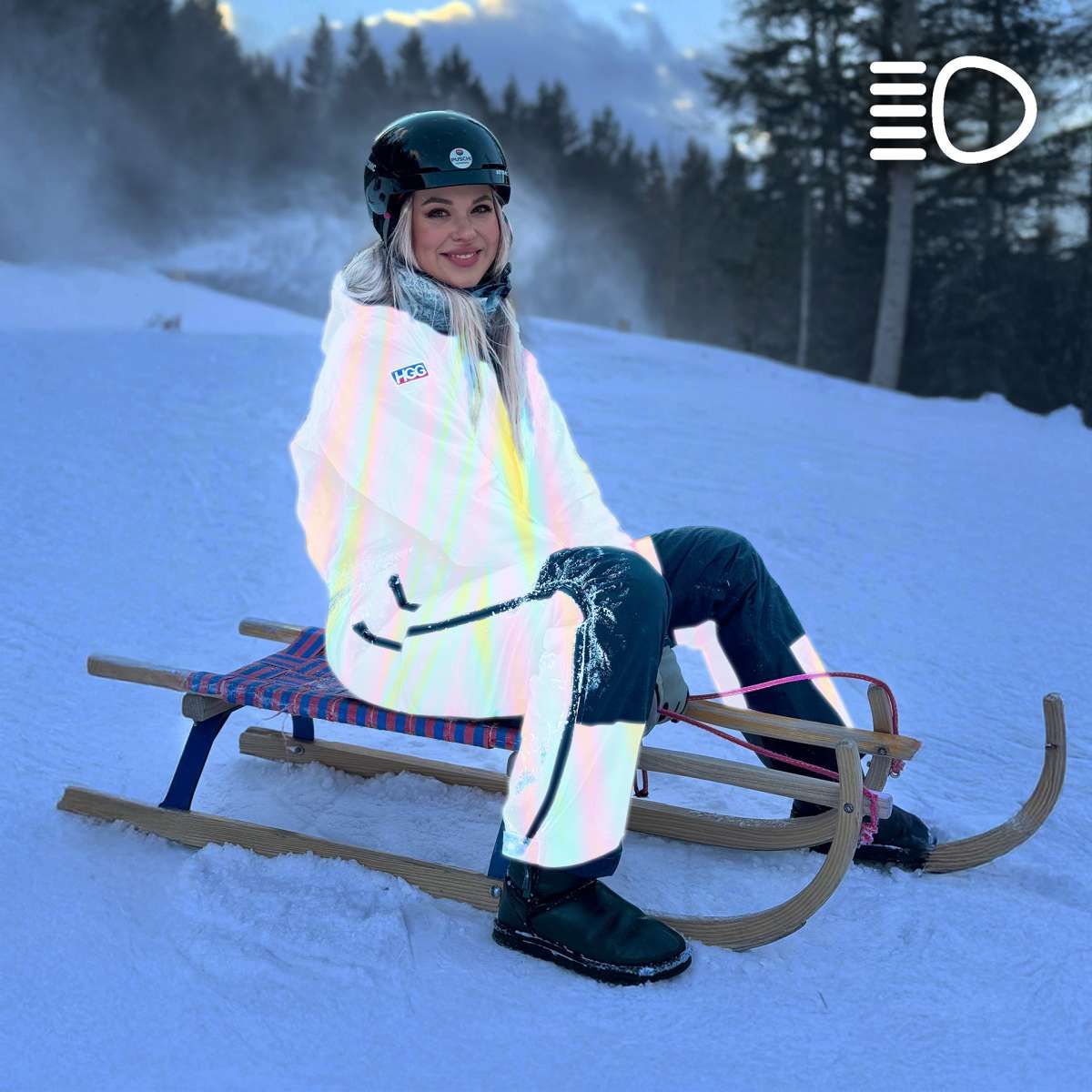 COLDY Riding Overalls: "RAINBOW REFLECT" (Pre-order)