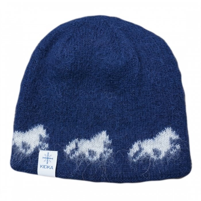Fákur Hat - Horses Blue