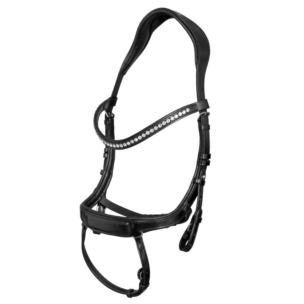 Top Reiter Bridle "SOFT LINE II" KRISTALL w/Combined Noseband