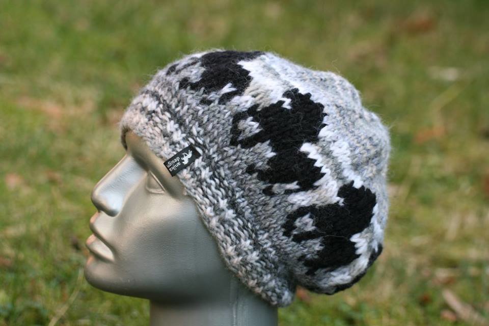 Hand Knitted Hat D13 - Icelandic Horse