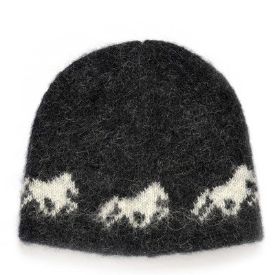 Fákur Hat - Horses Black
