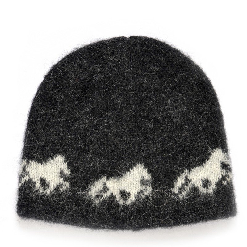 Fákur Hat - Horses Black