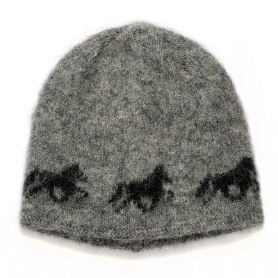 Fákur Hat - Horses Grey