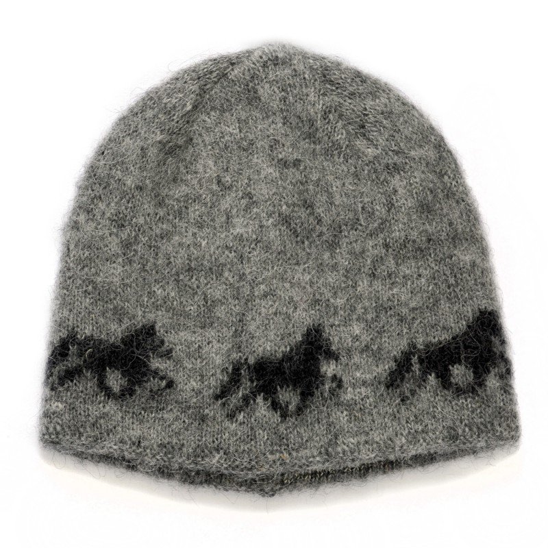 Fákur Hat - Horses Grey