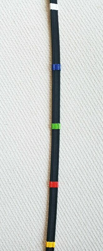 Astund - Web Reins w/Coloured Stops