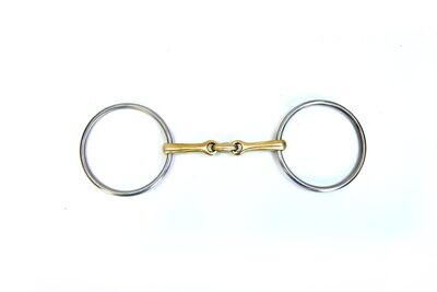Vals - Dbl Jointed, Brass, Large Rings
