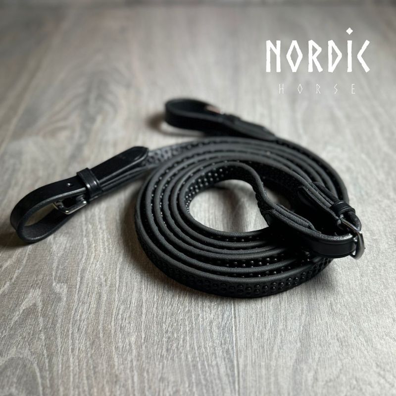 Nordic Horse Biothane Grip Reins w/Buckles