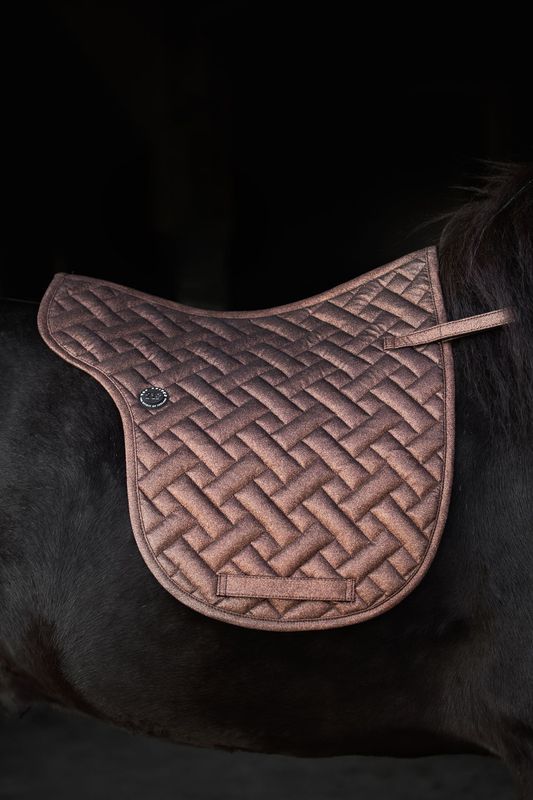 Copper Glitter Saddle Pad