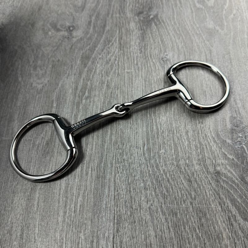Nordic Horse - Eggbutt Bit, Stainless Steel