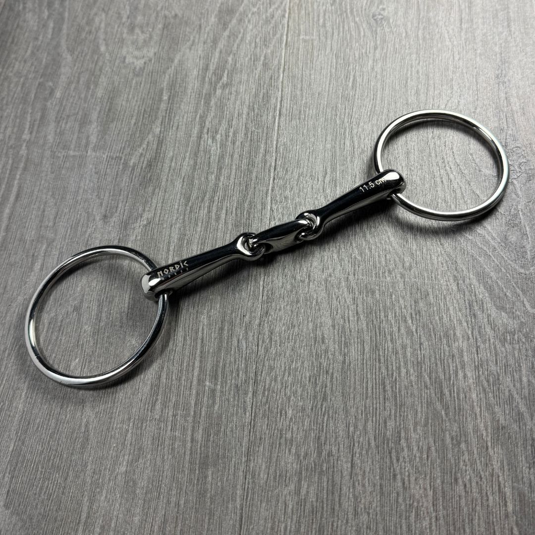 Nordic Horse - Stainless Steel Bit, Dbl Jointed