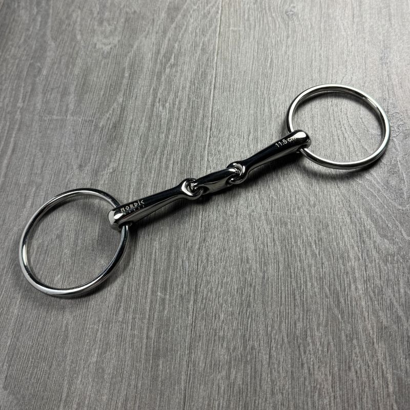 Nordic Horse - Stainless Steel Bit, Dbl Jointed