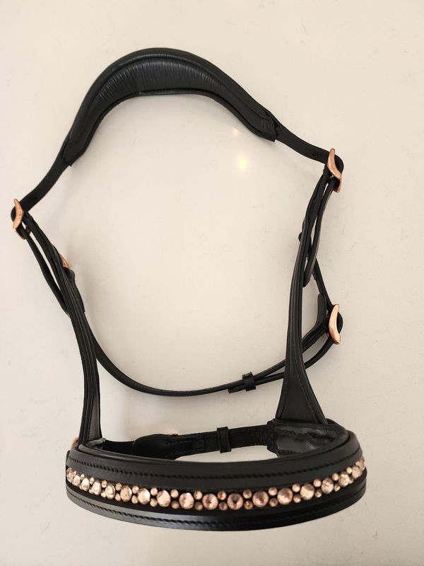 Nordic Horse Sidepull ALL ROSE GOLD, Demo model
