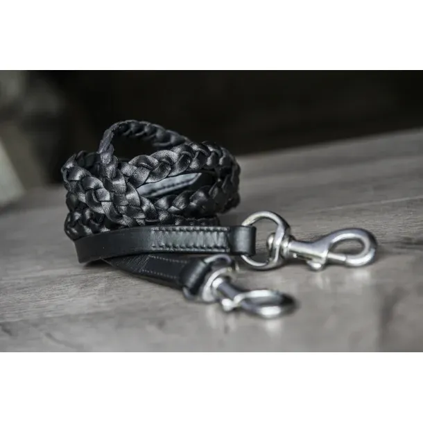 Nordic Horse - Braided Leather Reins