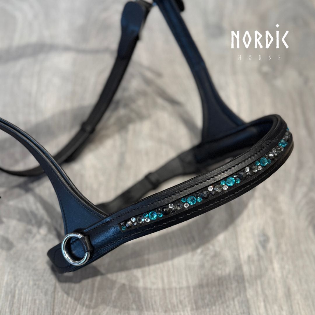 Nordic Horse Sidepull TURQUOISE MIX