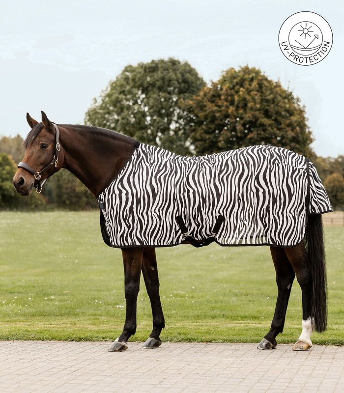 Waldhausen Zebra Fly Sheet w/Cross Surcingles
