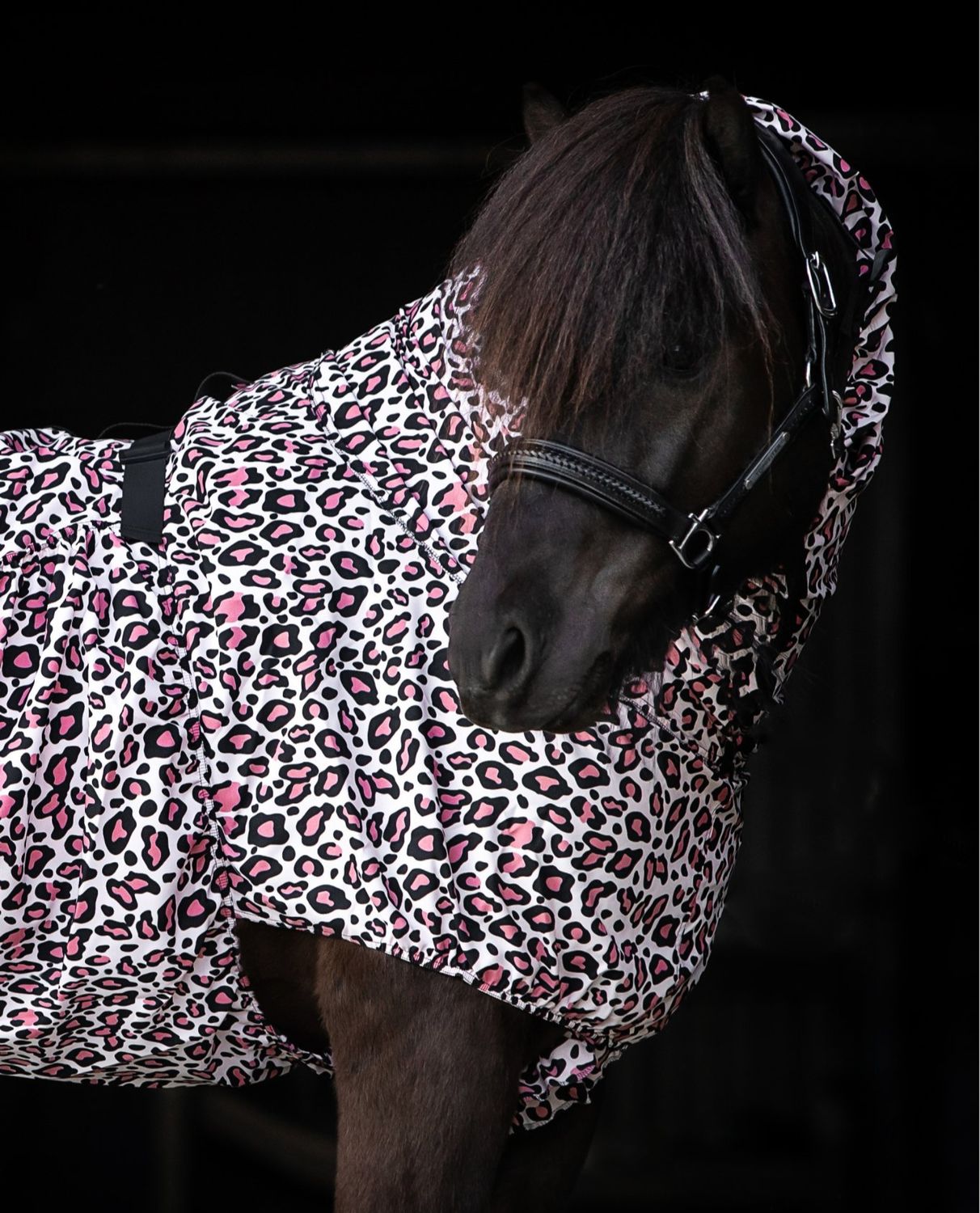 Top Reiter Eczema Blanket PINK LEOPARD