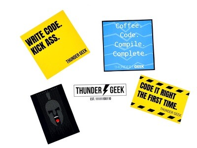 Kick-Ass Developer Sticker Pack