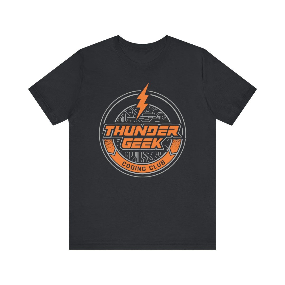 Thunder Geek Coding Club Developer T-Shirt, Colors: Vintage Black, Sizes: M