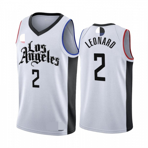 LOS ANGELES CLIPPERS KAWHI LEONARD 2020-2021 CITY EDITION FULL SUBLIMATED  JERSEY