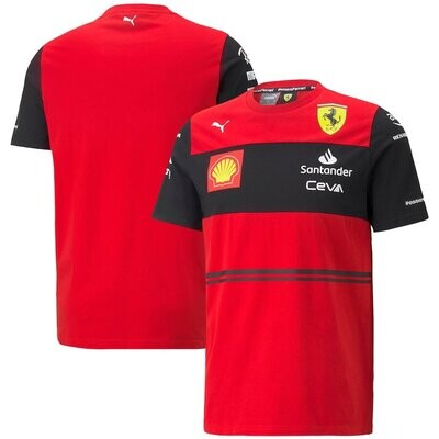 Scuderia Ferrari F1 Racing Team T-Shirt Red 2022