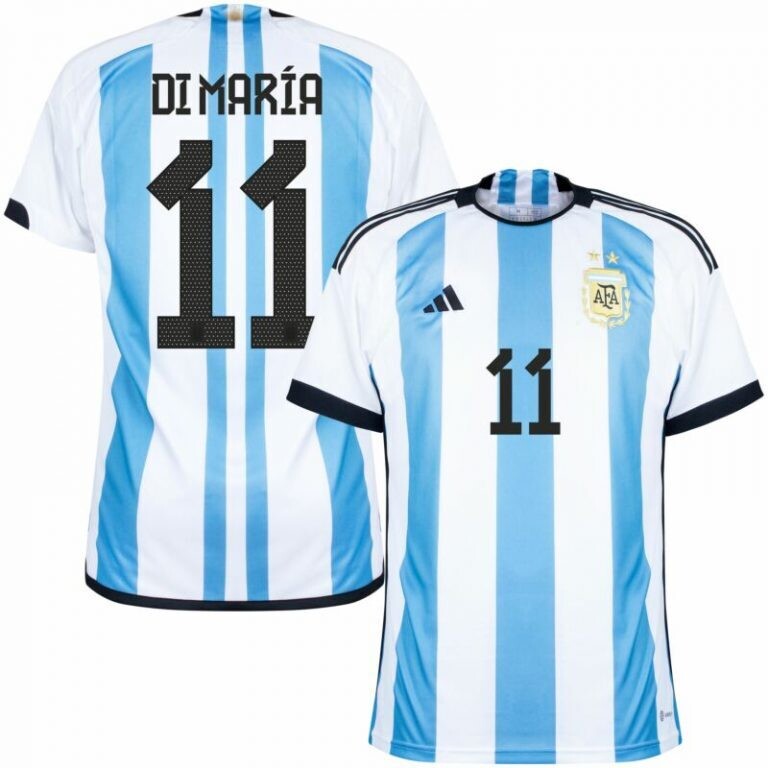 Di María Argentina Home Jersey World Cup 2022