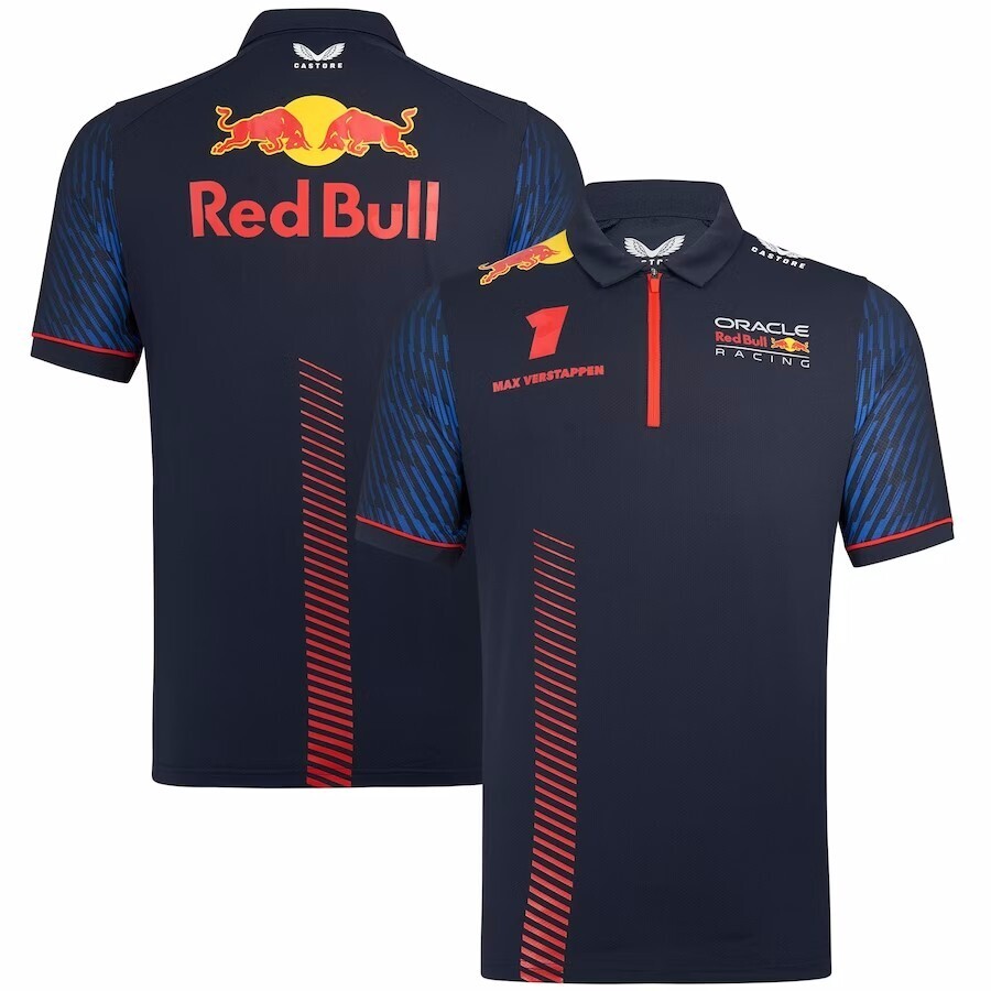Oracle Red Bull F1 Racing Team Max Verstappen Polo Black 2023