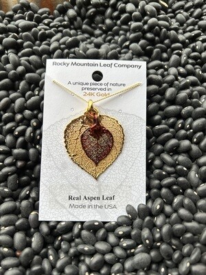 Aspen Double Necklace Gold/Copper LN/ILN 