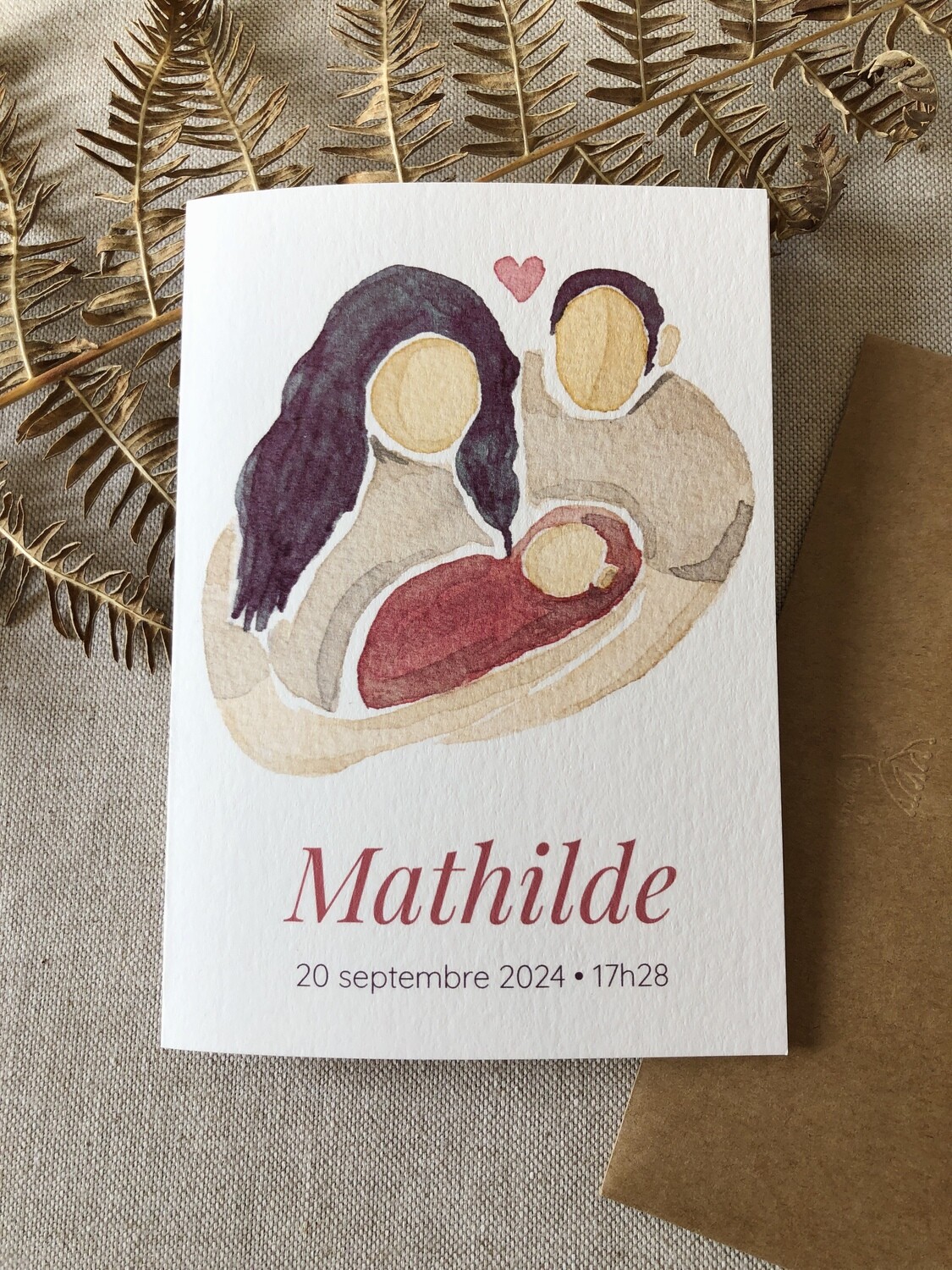 faire part de naissance - vosges