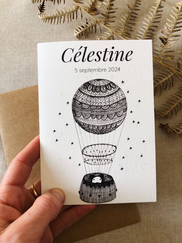 Faire-part de naissance - Célestine Faire-part de naissance - Célestine