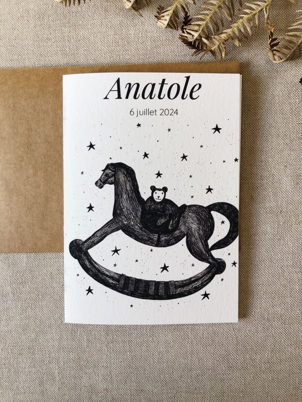 Faire-part de naissance - Anatole