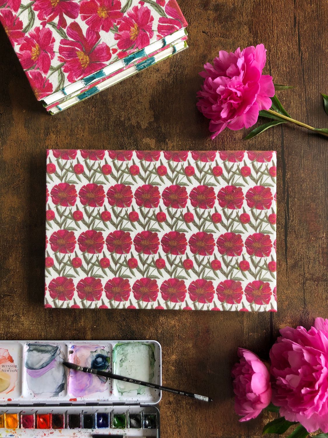 Carnet aquarelle - Le jardin