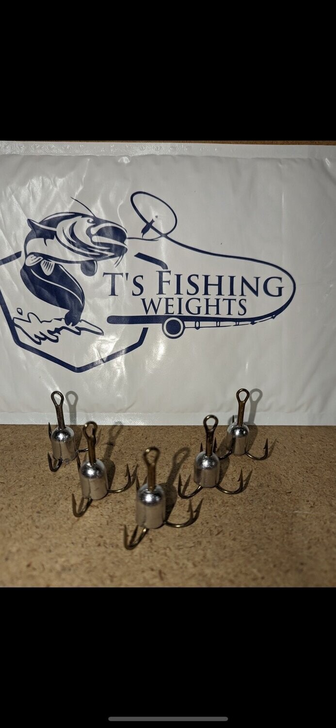 Snagging Hooks with Weight (5pk)