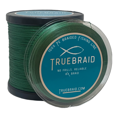 True Braid SX8 Braided Line, Color: Green