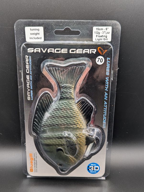 Savage Gear 6" Line Through Bluegill Swimbait