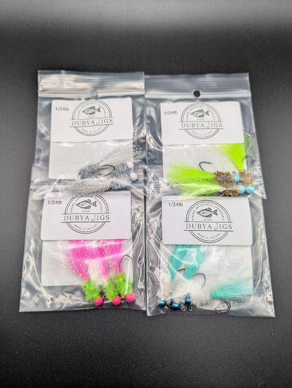 1/24th oz Crappie Jigs 3-Pack