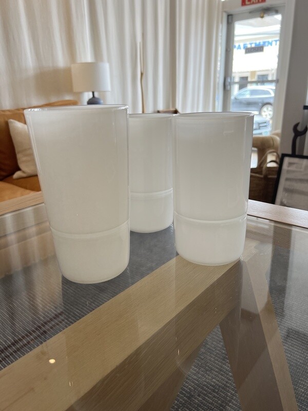 Malcolm Kriegel Vase- Medium, opaline, single interior fold